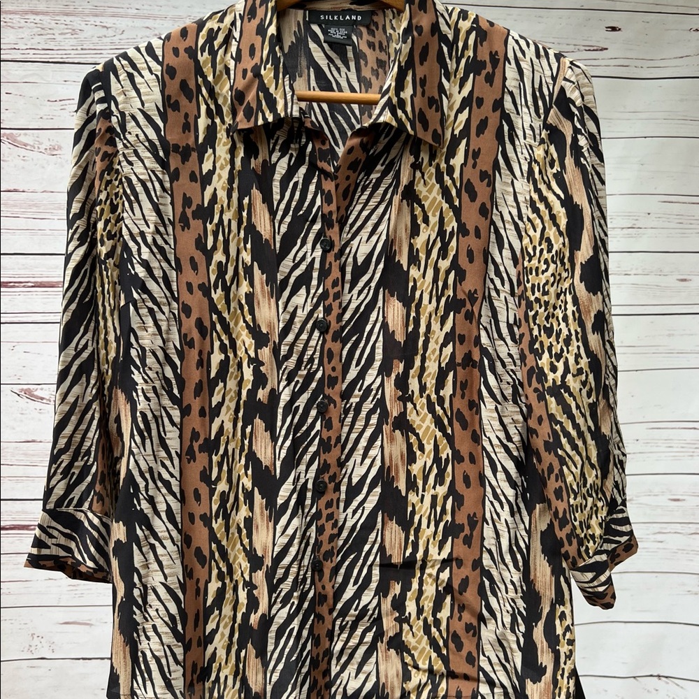 Size small, Silkland blouse